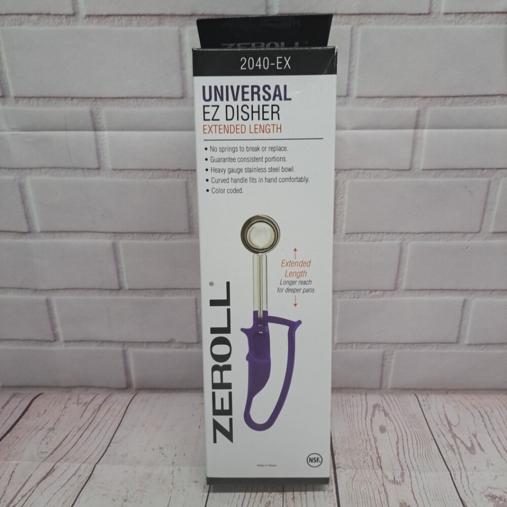 Zeroll Universal EZ Disher Extended Length 2040-EX‎ Sealed New In Box